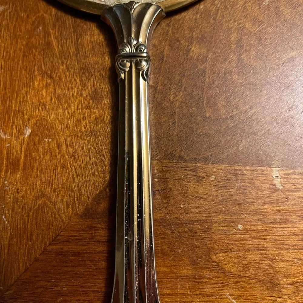 Vintage hand held mirror
